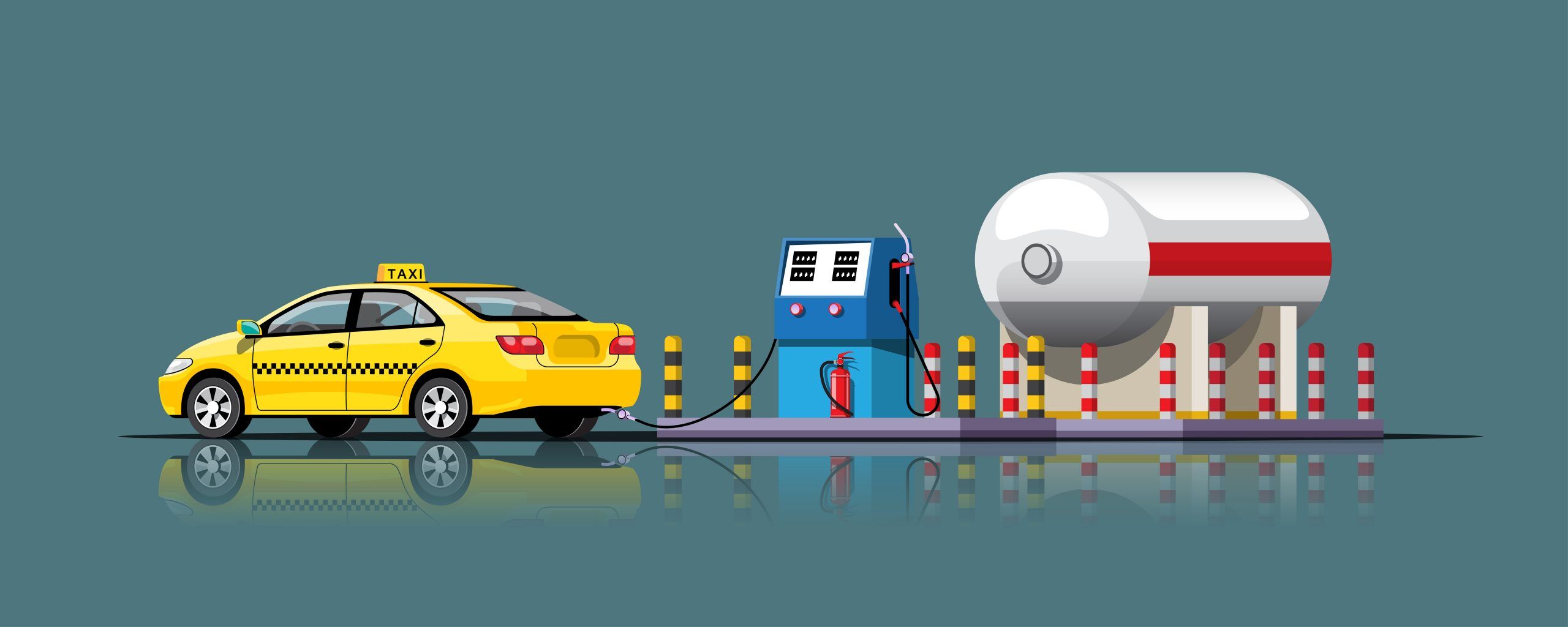 elektrische Taxifahrzeuge